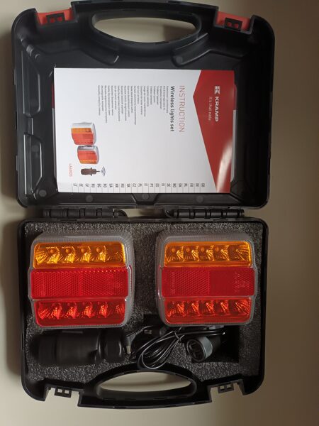 LED aizmugures lukturu komplekts (bezvadu, magnēts)